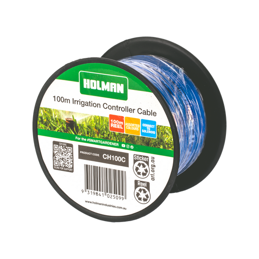 Holman 100m Irrigation Wire Cable - Assorted Colour - Easy Identification - Auzzistore