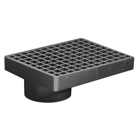 Holman Offset Silver Grate 190 x 150mm ABS Plastic Durable Design