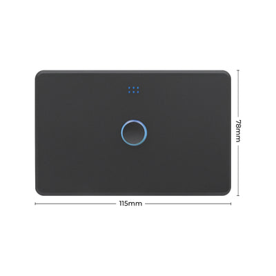 Deta Matte Black Grid Connect Smart Single Gang Touch Light Switch