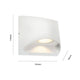 Brilliant 8W White Binley Up Down Wall Light - Energy Efficient - IP44 Rated