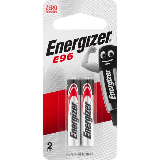 Energizer E96 AAAA 1.5V Battery 2 Pack - Alkaline - Reliable Power