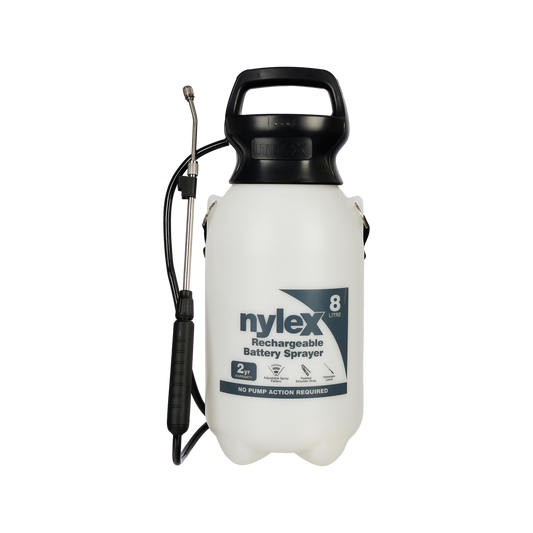 Nylex 8L Battery Garden Sprayer - Rechargeable - Ergonomic Design - 60cm Lance