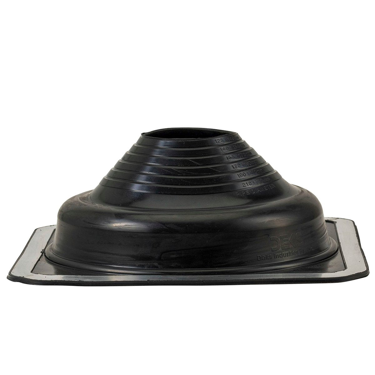 DEKS Dektite Premium Roof Flashing 125-230mm EPDM Black Weather Resistant