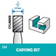 Dremel High Speed Cutter 3.2mm Metal 2 Pack For Detailed Carving