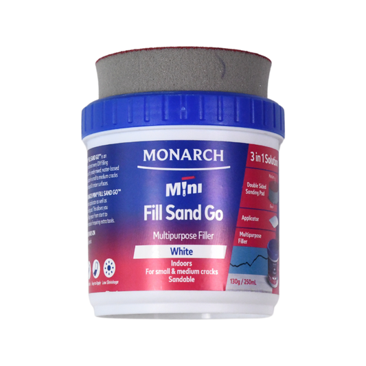 Monarch Mini Fill Sand Go Multipurpose Filler 130g - 0.250L - Indoor Use - Auzzistore