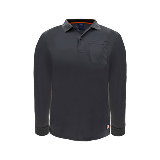 Citeco Grey Dry Fit Long Sleeve Polo Medium - Lightweight - Breathable