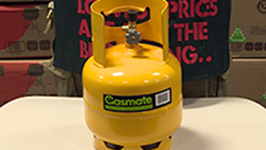 Gasmate Camping Cylinder - 4kg - Steel - Portable Gas Use – view 2 - Auzzistore