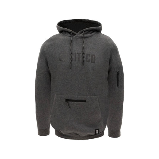 Citeco Charcoal Marle Hoodie 2XL - Men's Work Hoodie - UPF 50+ Protection - Multiple Pockets