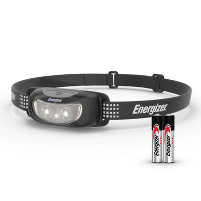 Energizer 100 Lumen Headlight Torch - 3 LED - Plastic - Comfortable Fit