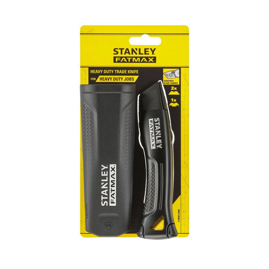 Stanley Fatmax Heavy Duty Fixed Trade Knife - 110mm x 230mm - Durable Cutting Tool – view 2 - Auzzistore