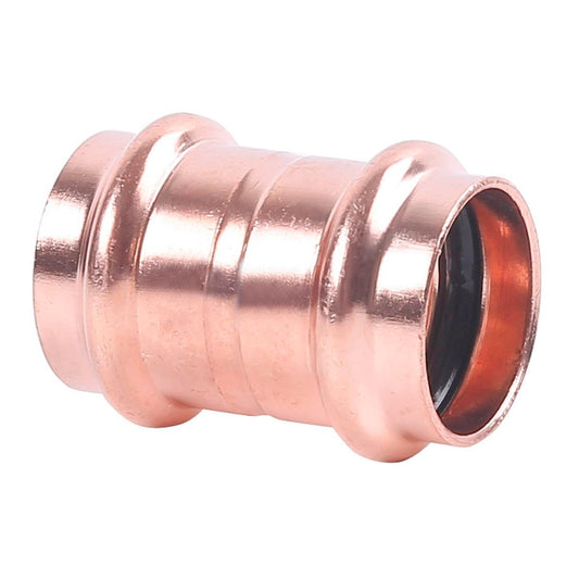 SmarteX-PRESS Straight Coupling - 20mm - Copper - Flame-Free Installation - Auzzistore