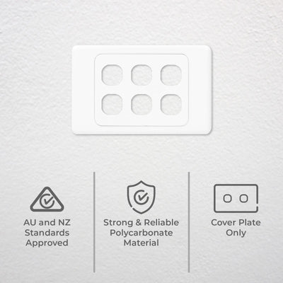 Deta 6 Aperture Grid Plate - Plastic - 75mm x 115mm - Easy To Carry