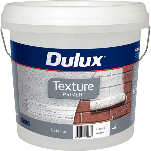 Dulux Texture Paint Primer 4L Water Based High Build Sealer - Auzzistore