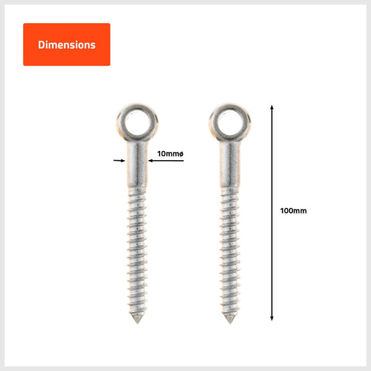 Taskmaster Lag Screw - 10mm - 316 Stainless Steel - Marine Grade – view 2 - Auzzistore