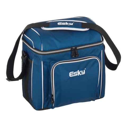 Esky 16 Can Soft Cooler Bag - 14L - Blue - Leak-Proof Insulation - Adjustable Strap - Auzzistore