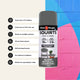 White Knight Squirts Metallic Charcoal Gloss Spray Paint 310g Durable Finish