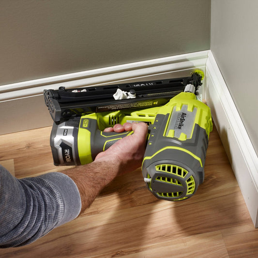 Ryobi 18V One Cordless Nail Gun - 100 x 15Ga Nails - 2" - Hypergreen – view 2 - Auzzistore