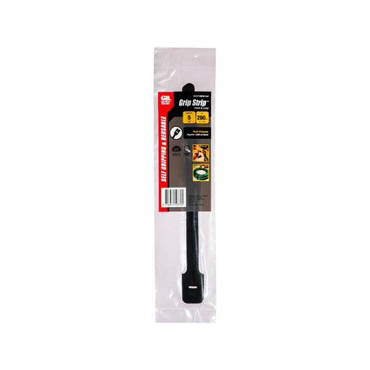 Gardner Bender Hook and Loop Cable Ties 5 Pack - 280mm - Black - Reusable
