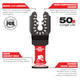 Diablo 32mm Universal Amped Demo Demon Carbide Blade - Nail Embedded Wood - Durable & Precise
