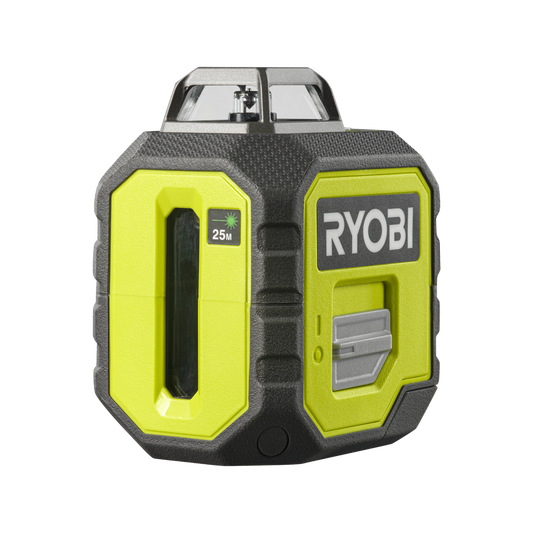 Ryobi 25m 360 Green Line Laser - Self-Leveling - Accurate Alignment - Auzzistore
