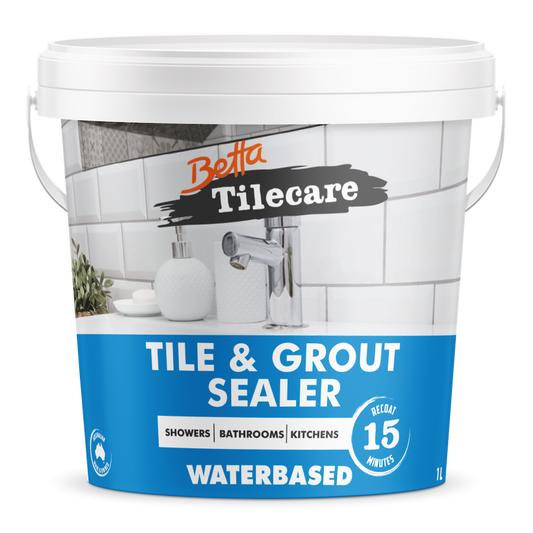 Betta Tilecare Tile Grout Sealer 1L - Water Based - Transparent - 1000ml