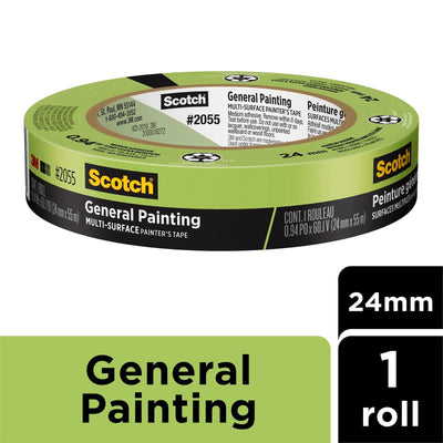 Scotch General Painting Masking Tape 24mm x 55m Medium Adhesive