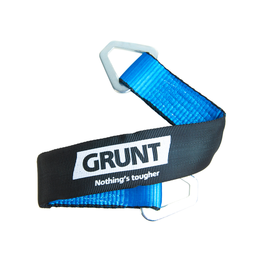 Grunt Heavy Duty Axle Strap 50mm x 60cm - Black - Off-Road Recovery - 4500kg Capacity – view 2 - Auzzistore