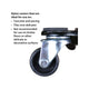 Move It Triangular Dolly 150x50mm Metal Plastic 80kg Capacity
