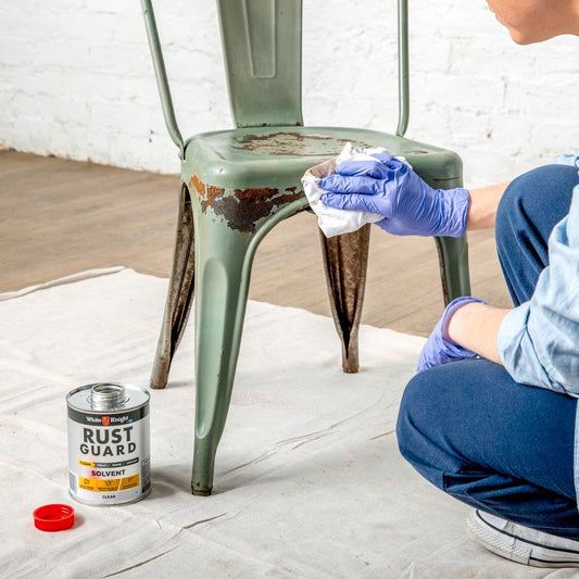 White Knight Rust Guard Solvent Cleaner Paint Thinner 1L - 1 Litre - Clear - Cleans Metal Surfaces – view 2 - Auzzistore