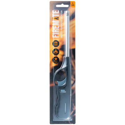 Firemate Gas Lighter - 100mm - Plastic - Refillable - Adjustable Flame