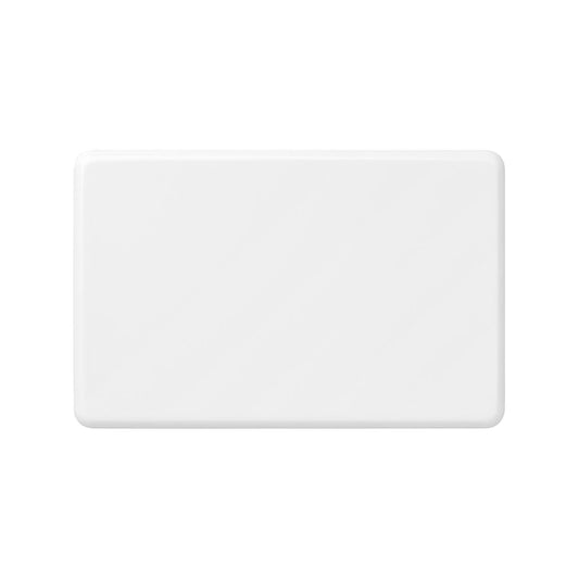 Deta X6 Blank Wall Plate - Polycarbonate - 115mm x 75mm - Modern Design - Auzzistore