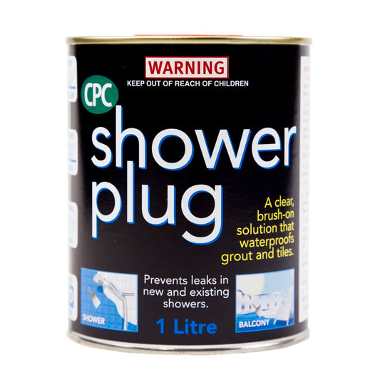 Cpc Shower Plug Sealant 1L Clear Penetrating Sealer Waterproofs Tiles - Auzzistore