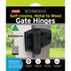 TruClose Self Closing Safety Gate Hinges - Adjustable - Black - Durable