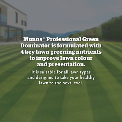 Munns Professional Green Dominator Lawn Fertiliser 2.4L - Hose-On - 200m² Coverage