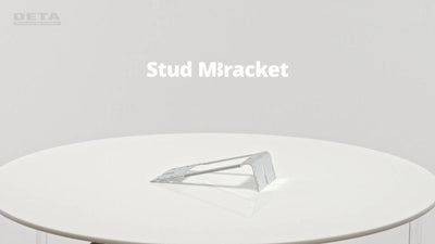 DETA Mounted Stud Bracket - Galvanised Steel - 136mm x 73mm - Strong