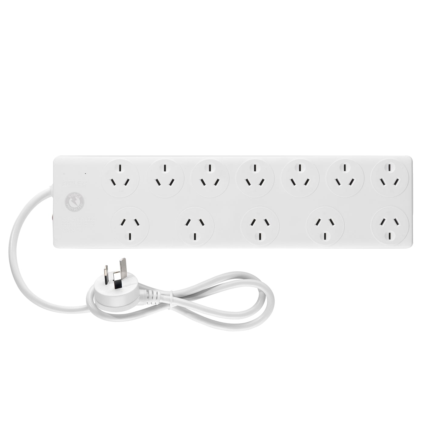 Arlec 12 Outlet Power Board With Surge Protection