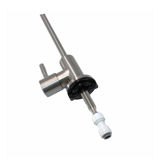 Stefani Brushed Nickel Finish Stainless Steel Water Filtration Tap - 130mm x 260mm - Lead Free - 360° Rotation – view 2 - Auzzistore