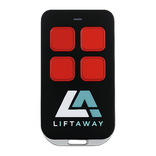 Liftaway Garage Door Remote LA236 - Steel Line Compatible - Plastic - Shock Resistant