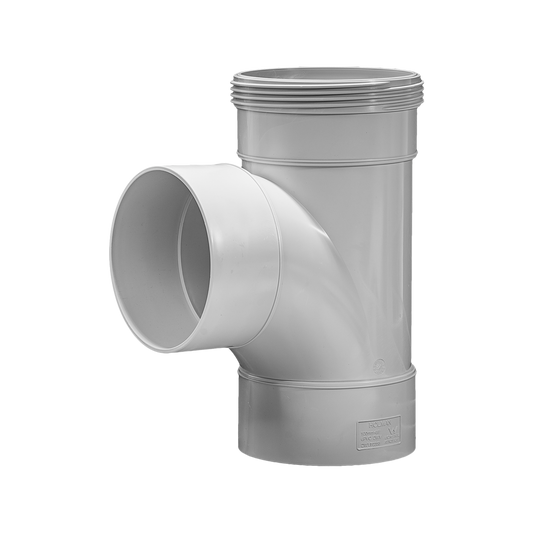 Holman 100mm PVC DWV Junction 88 Deg Grey Durable Connection - Auzzistore