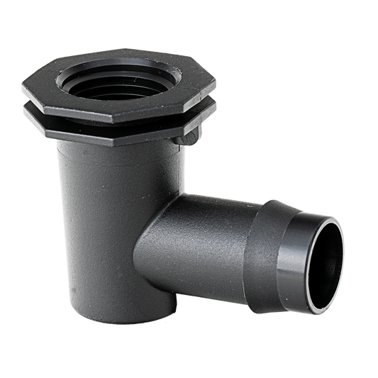 K Rain 19mm Barbed Elbow 15mm Bsp Female - 10 Pack - Black - KE1912F - Auzzistore