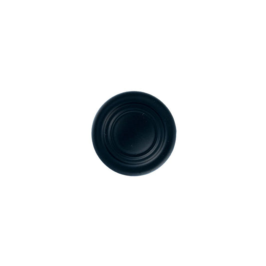 Taskmaster 34mm Matte Black Cabinet Knob - 1 Pack - Steel Construction – view 2