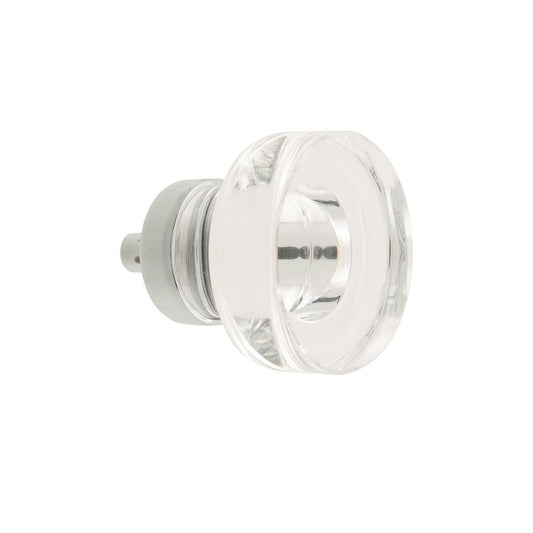 Prestige 32mm Crystal Knob - Brushed Nickel - Aluminium - Timeless Design