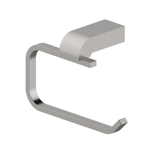 Gareth Aston Brushed Nickel Toilet Roll Holder - Wall Mount - 146mm x 99mm - Auzzistore