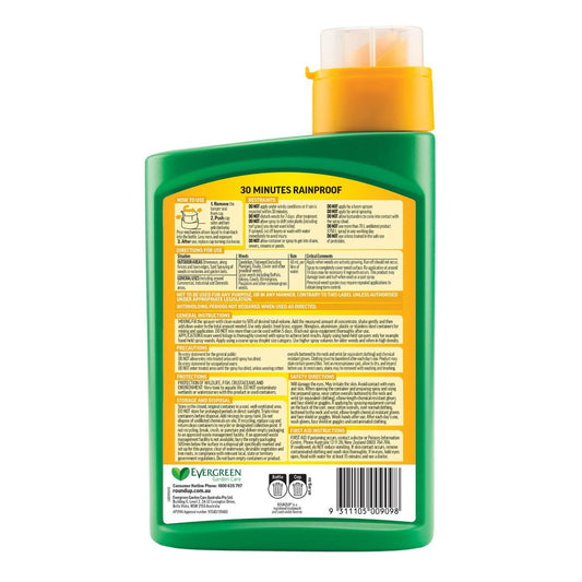 Roundup Total Weedkiller Concentrate - 1L - Fast-Acting Weed Control – view 2 - Auzzistore