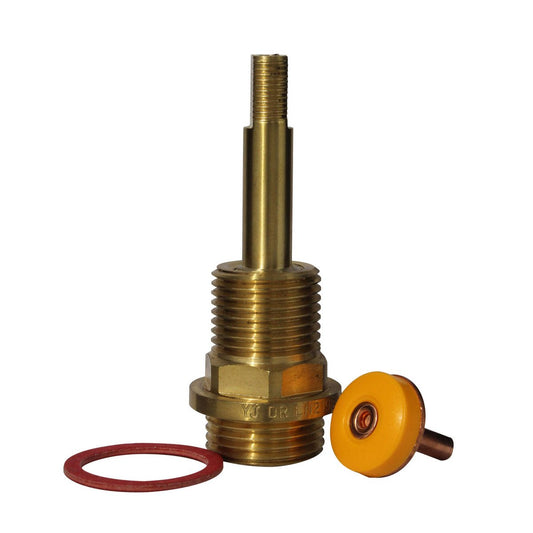 Fix a Tap Gold 75mm Easy Turn Shallow Seat Basin Spindle - Lead-Free Brass - Smooth Operation - Auzzistore