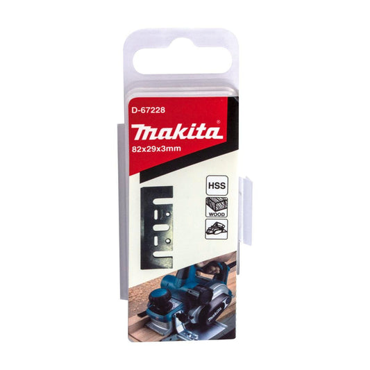 Makita HSS Planer Blade 2 Pack - 82mm - Heavy-Duty Steel Blades - Auzzistore