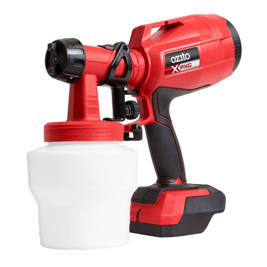 Ozito PXC 18V Paint Spray Gun PXSGS 018 - 247mm x 167mm x 280mm - Outdoor Use - Auzzistore