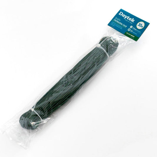 Daytek 30m Green Clothesline Replacement Cord 3.5mm Nylon UV Stabilised - Auzzistore