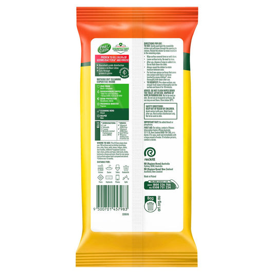 Pine O Cleen Lemon Lime Disinfectant Wipes 150 Pack - Biodegradable - 130mm x 265mm - Kills 99.9% Germs – view 2 - Auzzistore