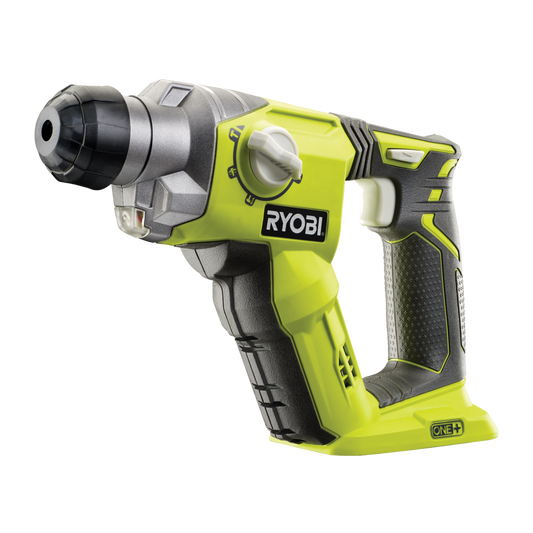 Ryobi 18V ONE+ SDS Cordless Rotary Hammer Drill - 1.64kg - Hypergreen - 3 Modes - Auzzistore